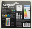 ENERGIZER Colour Changing E27 & B22 BC GLS LED RGB+W With Remote Control - LED Spares