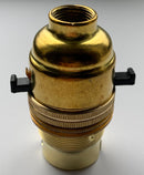 BC Brass Switched Lampholder 13mm Thread - 1014E - BLH/BC/TH/S/13E - LED Spares