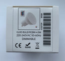 GU10 LED Colour Changing 4.5W RGB+W With Remote Control