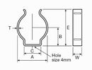 C38 - T12 Lamp Clip - LED Spares