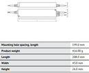 Osram OT40/220-240/24 DIM P 40W 24V 1-10V Dimmable CV Power Supply - LED Spares