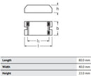 Osram QT-ECO1X4-16 S Quicktronic ECG for T5 and CFL Lamps - LED Spares