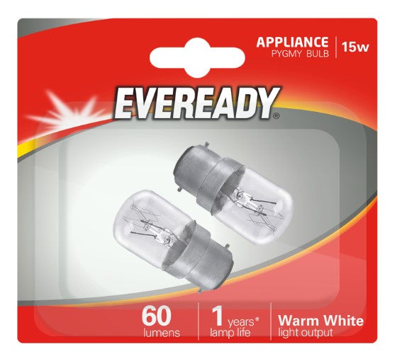 Eveready Fridge Light Bulb E14 15w 100 Lumens