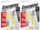Energizer Filament LED Cooker Hood Bulb 3.8W 420lm E14 (SES) 2700K Warm White