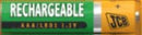 JCB AAA Rechargeable Batteries 650mAh