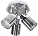 Chrome IP44 Bathroom Spotlight X 3 GU10 Powermaster S6843