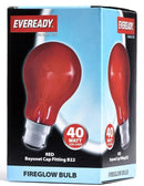 Eveready - 40W BC Fireglow Bulb - LED Spares