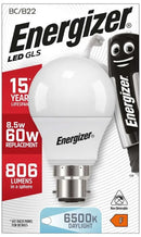 Energizer LED GLS B22 (BC) 806lm 8.5W 6,500K (Daylight) - LED Spares