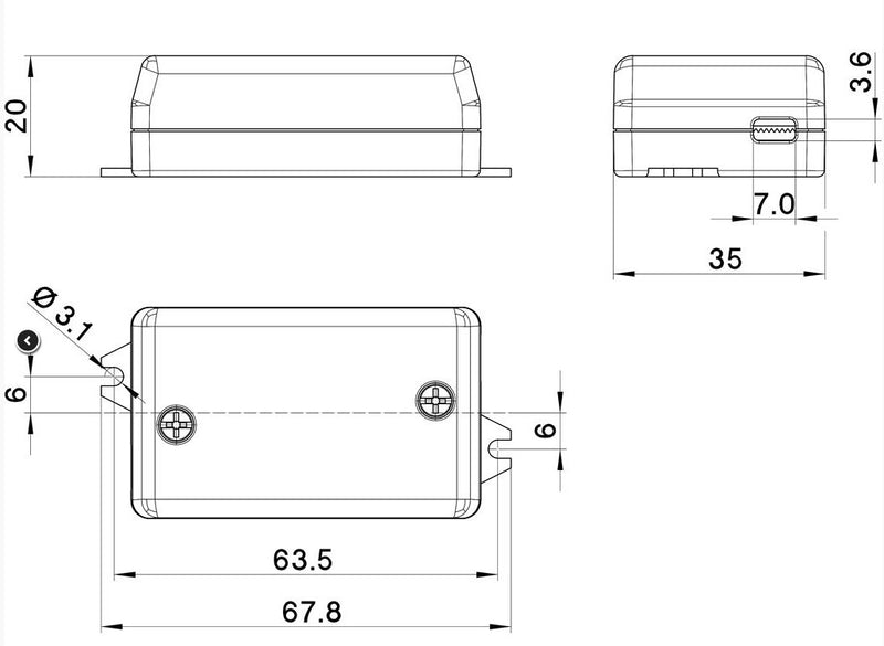 Arditi 039121 ALED A 8W 350MA LED Driver - LED Spares