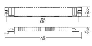 TCI 123680 DC JOLLY SLIM 32 - 1...10 V & PUSH - LED Spares