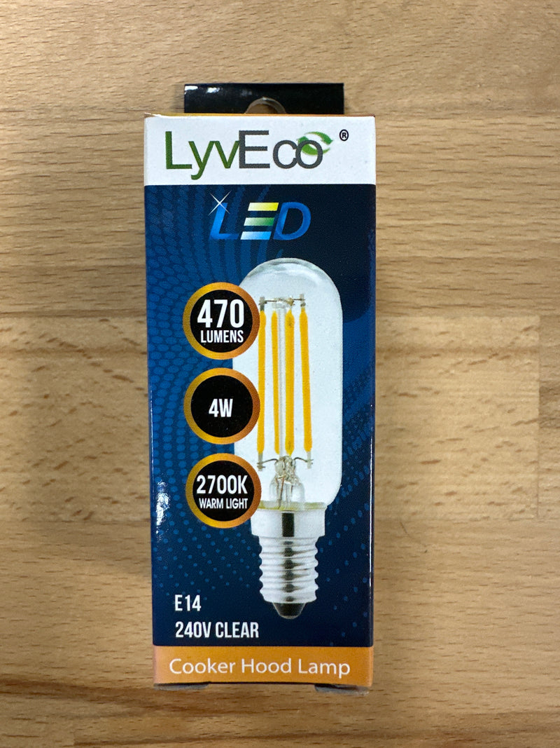 LyvEco 4W SES E14 LED Cooker Hood Lamp Warm White - LED Spares