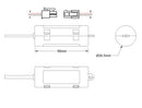 Liteplan 1/LP38/PT/MS 3.2V 3.8Ah LiFePO4 Battery Housed in a Poly-carbonate Case With Molex Socket - LED Spares