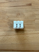 BJB 3-Pole Pushwire Terminal Blocks 46.413.1100.50 - LED Spares