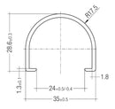 Tridonic 280004222 LINEAR COVER SY Frosted 1200mm - LED Spares