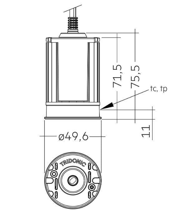 Tridonic 28001935 SLA AC pc G2 50mm 700lm 927 36D SNC - Spotlight Module