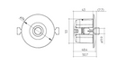 Tridonic DALIMSensor G3 SRC 30 PIR 4DPI WDA WH - 28004638 - LED Spares