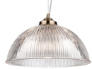 Firstlight 3723AB Ashford Pendant in Antique Brass with Clear Glass