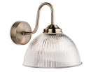 Firstlight 3725AB Ashford Wall Light in Antique Brass with Clear Glass - LED Spares