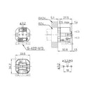 COLH/G24D2-VS 18W 2pin G24-d2 Cap Vertical Single Screw Fix Lampholder - LED Spares