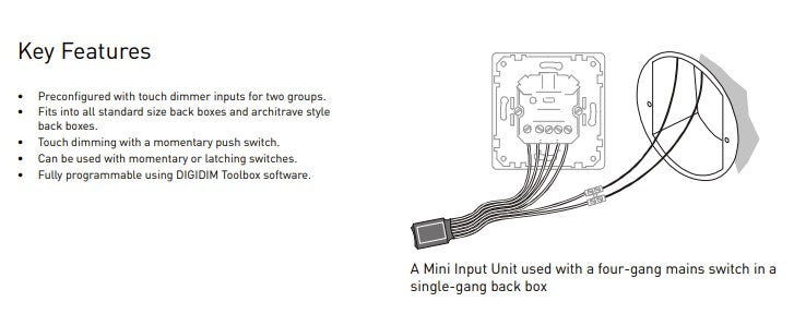 Helvar 444 Mini Input Unit