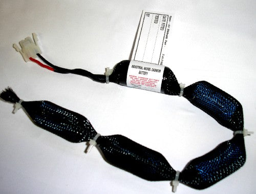 LEDS5-CD20/F 6V 2Ah NiCD Battery in Daisy Chain Poly Sock c/w AMP Connnector - LED Spares