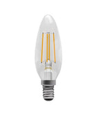 BELL LED 3.3W Dimmable Clear Filament Candle - SES - 2700K - 60720 - LED Spares