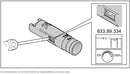 HAFELE Sensor Switch, Dimmer or Door, Adjustable, Modular, Loox - 833.89.334 - LED Spares