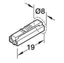 HAFELE LED Extension Lead, for use with Loox 12 V Monochromatic Lights and Drivers 833.95.714 - LED Spares