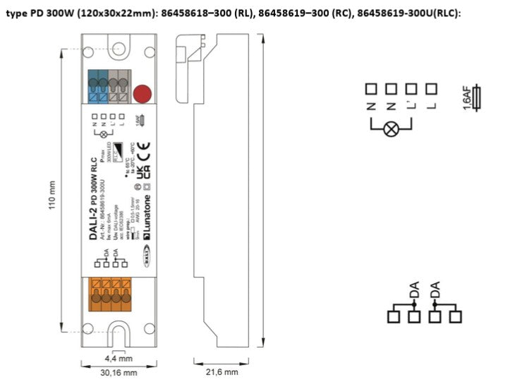 Lunatone DALI-2 PD 300W - LED Spares
