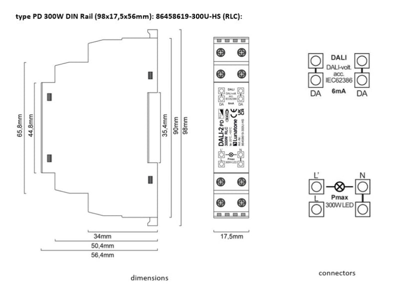 Lunatone DALI-2 PD 300W - LED Spares