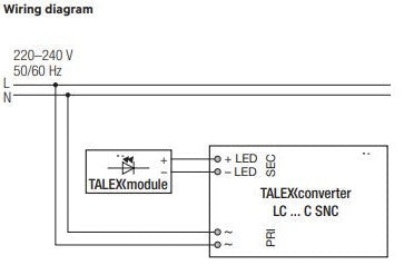 Tridonic 87500560 LC 40W 900mA fixC C SNC - LED Spares