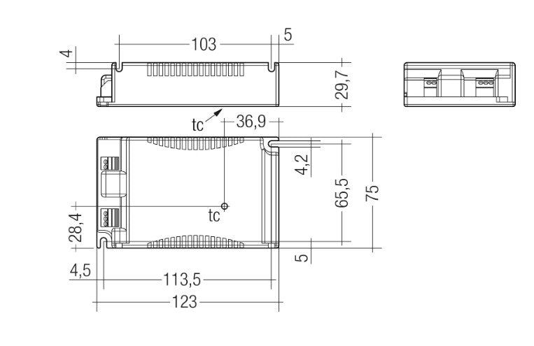 Tridonic 87500569 LC 60W 700mA fixC C SNC - LED Spares