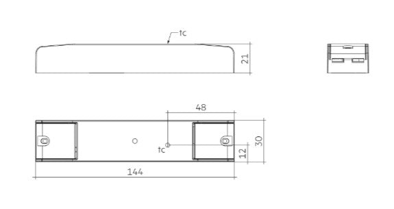 Tridonic 87501146 LC 15W 100-400mA DA SR SNC4 - LED Spares
