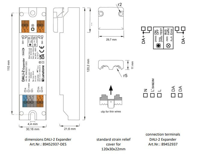 Lunatone DALI-2 Expander DES - 89452937-DES - LED Spares