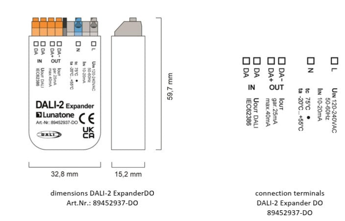 Lunatone DALI-2 Expander - 89452937-DO - LED Spares