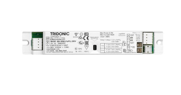Tridonic 89800581 EMconverterLED BASIC 204 MH/LiFePO4 250V - LED Spares