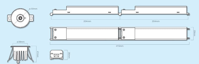 Mackwell 9005255 XYLUX LR M3 DALI White - LED Spares