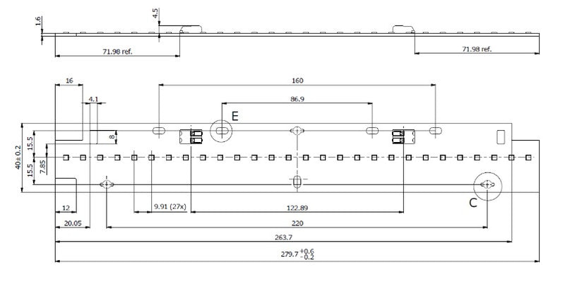 Philips Fortimo LED Line 1ft HF 840 1R HV5 - 929002931906 - LED Spares