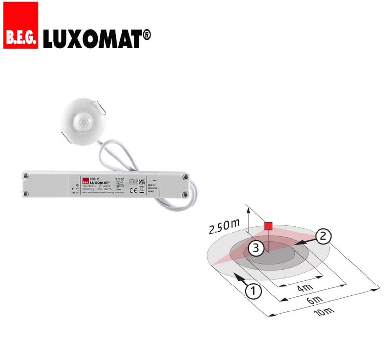 B.E.G. - 92902 - Ceiling Mounted Motion Detector - LED Spares