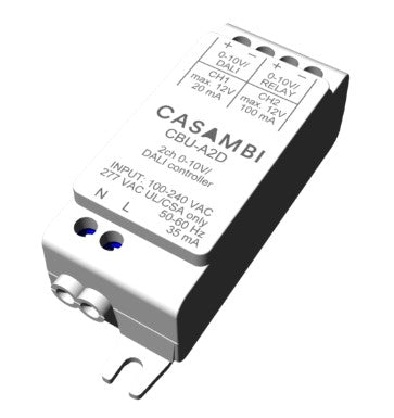 Casambi CBU-A2D 2 Channel (0-10V/DALI) Controller - LED Spares