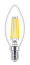 Philips MASTER LED E14 Candle Filament Clear 3.4W 470lm 922-927 Dim To Warm - Replaces 40W
