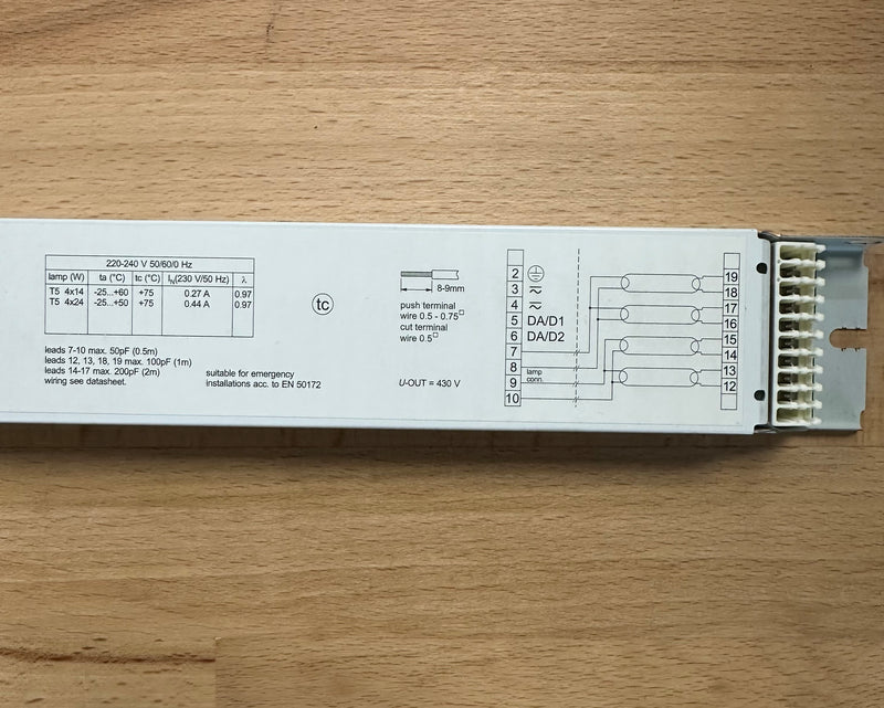 Tridonic 22176210 PCA4X14/24T5EXCEL