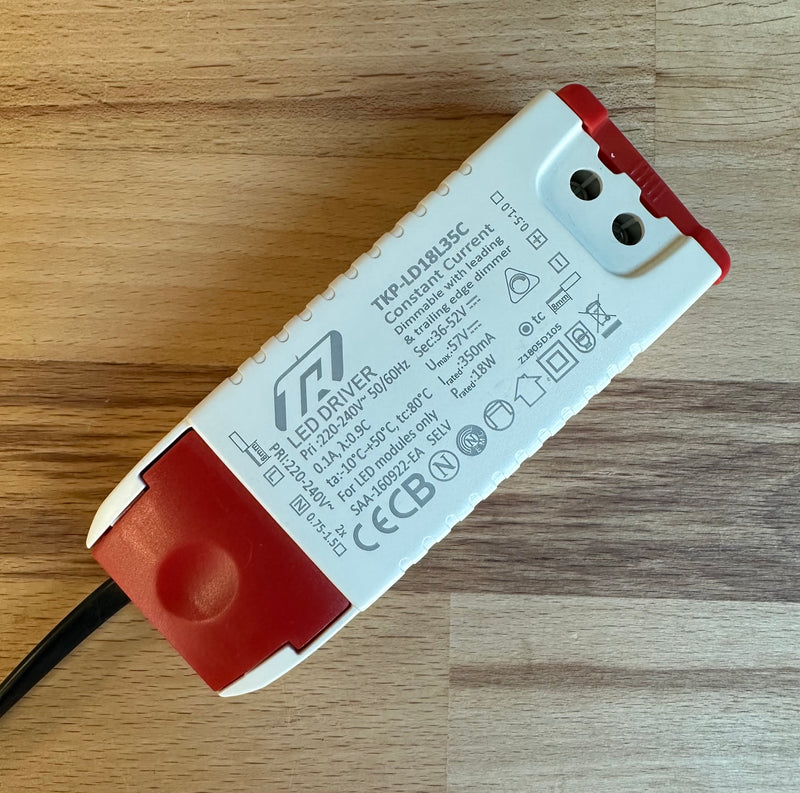 TKP-LD18L35C 18W 350mA Phase Cut Dimmable LED Driver - LED Spares