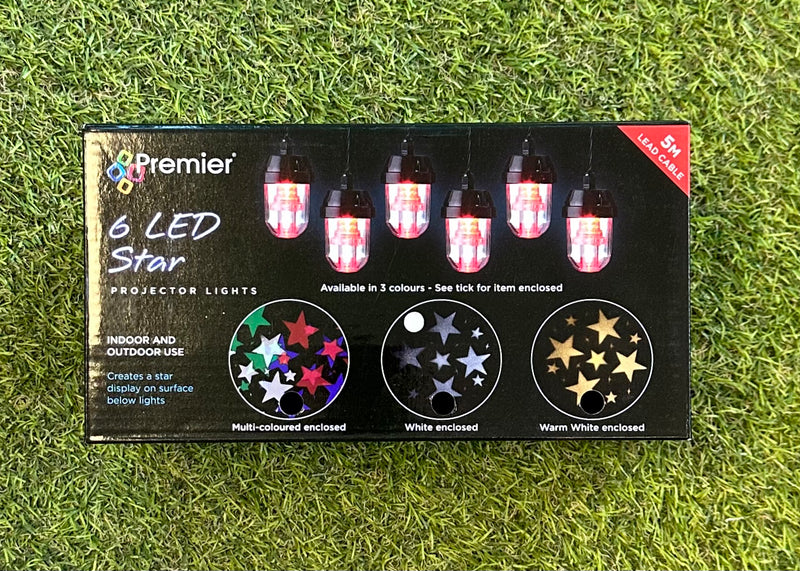 6 LED Star Projector Lights - Indoor or Outdoor - LED Spares