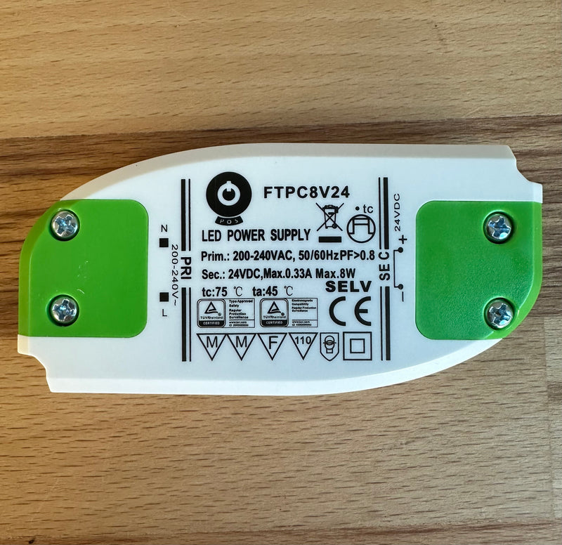 POS Power FTPC8V24 8W 24V/0.33A LED Power Supply - LED Spares