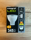 Integral MR11 GU4 380lm 3.7W 2700K Non-Dim LED Bulb - LED Spares