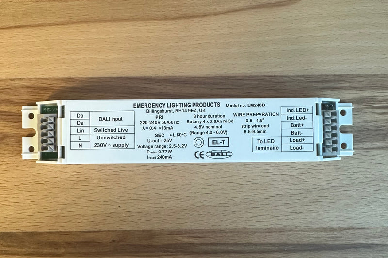 ELP LM240D LED Maintained DALI/Self-Test Emergency Module - LED Spares