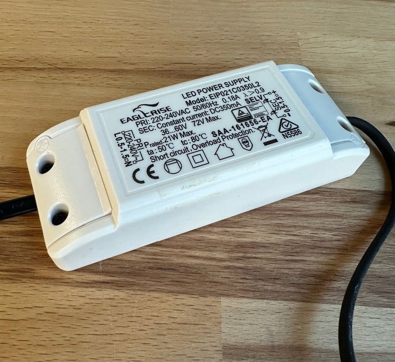 Eaglerise EIP021C0350L2 21W 350mA LED Driver 36-60V - LED Spares