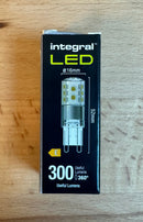 Integral G9 300lm 2.7W 4000K Dimmable LED Bulb - LED Spares