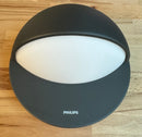 Philips - 162459316 - June Anthracite Wall Lantern 1 X 12W Bulb Included - LED Spares